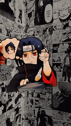 Uchiha Brothers Forehead Poke 3D Sticker