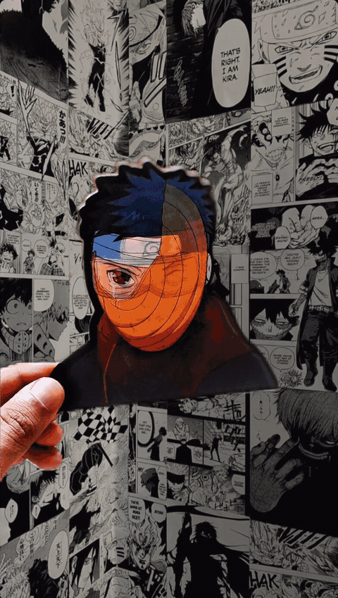 Young Obito Uchiha 3D Sticker