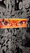 Rinnegan & Sharingan Eyes 3D Sticker
