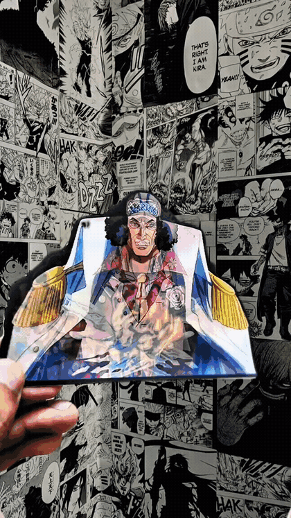Shanks Conqueror's Haki 3D Sticker