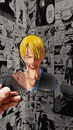 Sanji Vinsmoke Black Leg 3D Sticker