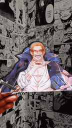 Shanks Red Hair Yonko 3D Sticker