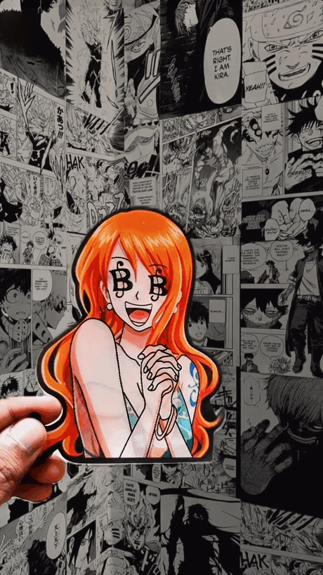 Nami Cat Burglar 3D Sticker