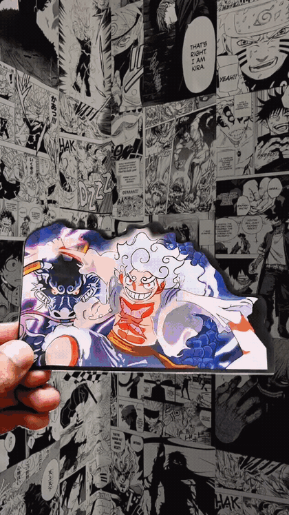 Luffy Gear 4 Bounce Man 3D Sticker