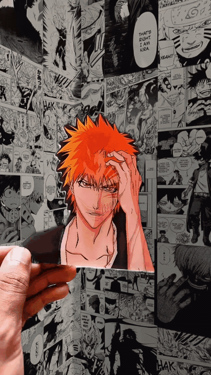 Ichigo Kurosaki Substitute Shinigami 3D Sticker