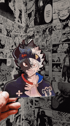Asta Anti-Magic Demon Slayer 3D Sticker
