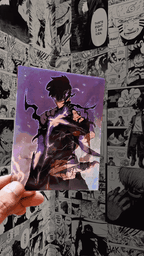 Sung Jinwoo Shadow Monarch Awakening 3D Sticker
