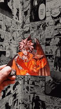 Natsu Dragneel Fire Dragon 3D Sticker