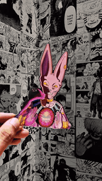 Lord Beerus God of Destruction 3D Sticker