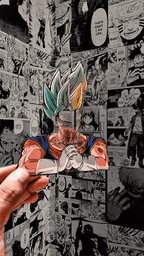 Goku Ultra Instinct 3D Sticker