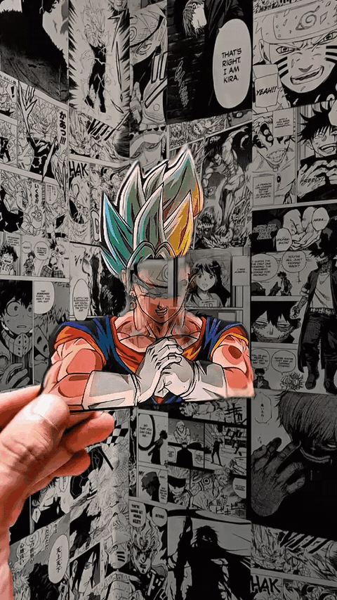 Goku Ultra Instinct 3D Sticker