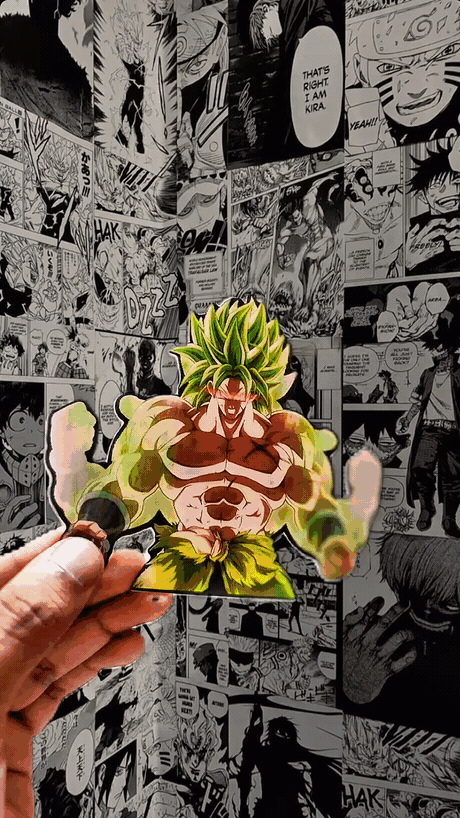 Broly Legendary Super Saiyan 3D Sticker