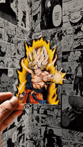 Goku Super Saiyan 2 Lightning 3D Sticker