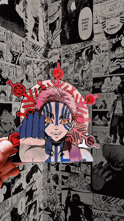 Daki Oiran Demon 3D Sticker
