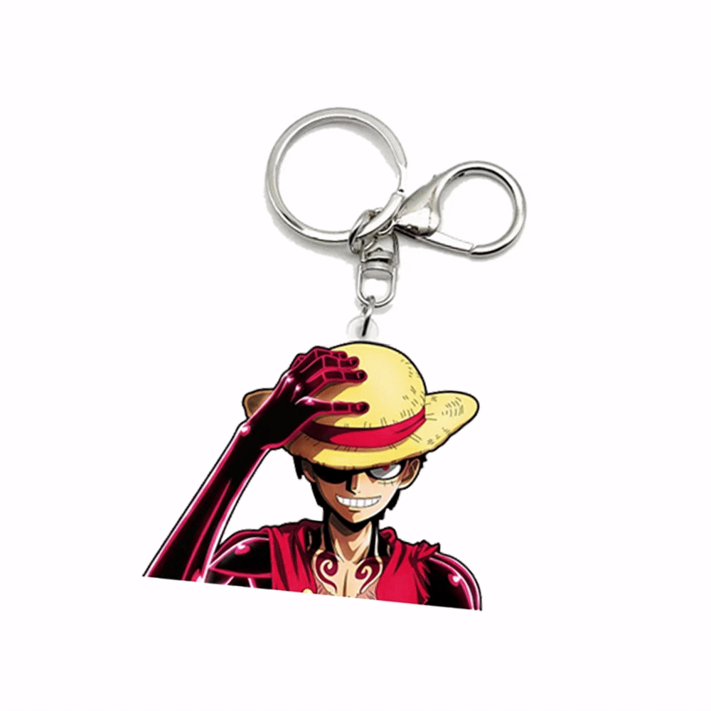 Luffy Straw Hat Acrylic Keychain