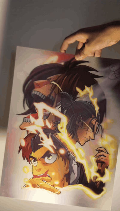 Attack on Titan 3D Lenticular Poster