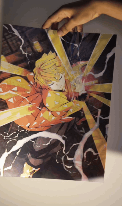 Demon Slayer 3D Lenticular Poster (Design 2)