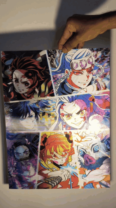 Demon Slayer 3D Lenticular Poster (Design 3)
