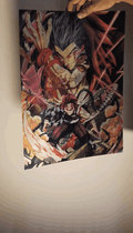 Jujutsu Kaisen x Hunter x Hunter x Demon Slayer Crossover 3D Lenticular Poster