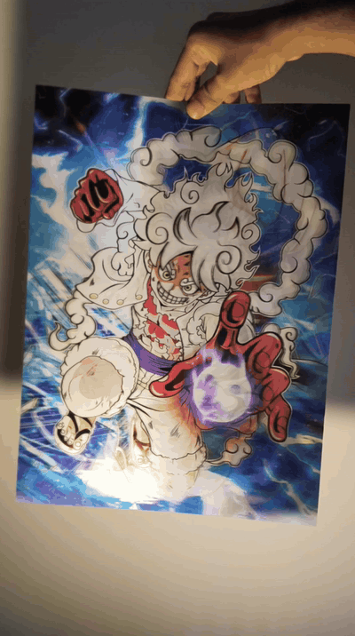 One Piece: Luffy 3D Lenticular Poster (Design 2)