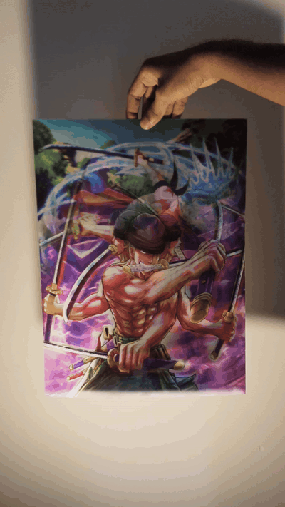 One Piece: Zoro 3D Lenticular Poster