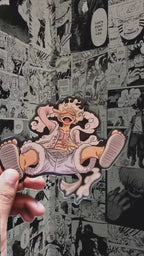 Luffy Gear 5 Nika Awakening 3D Sticker