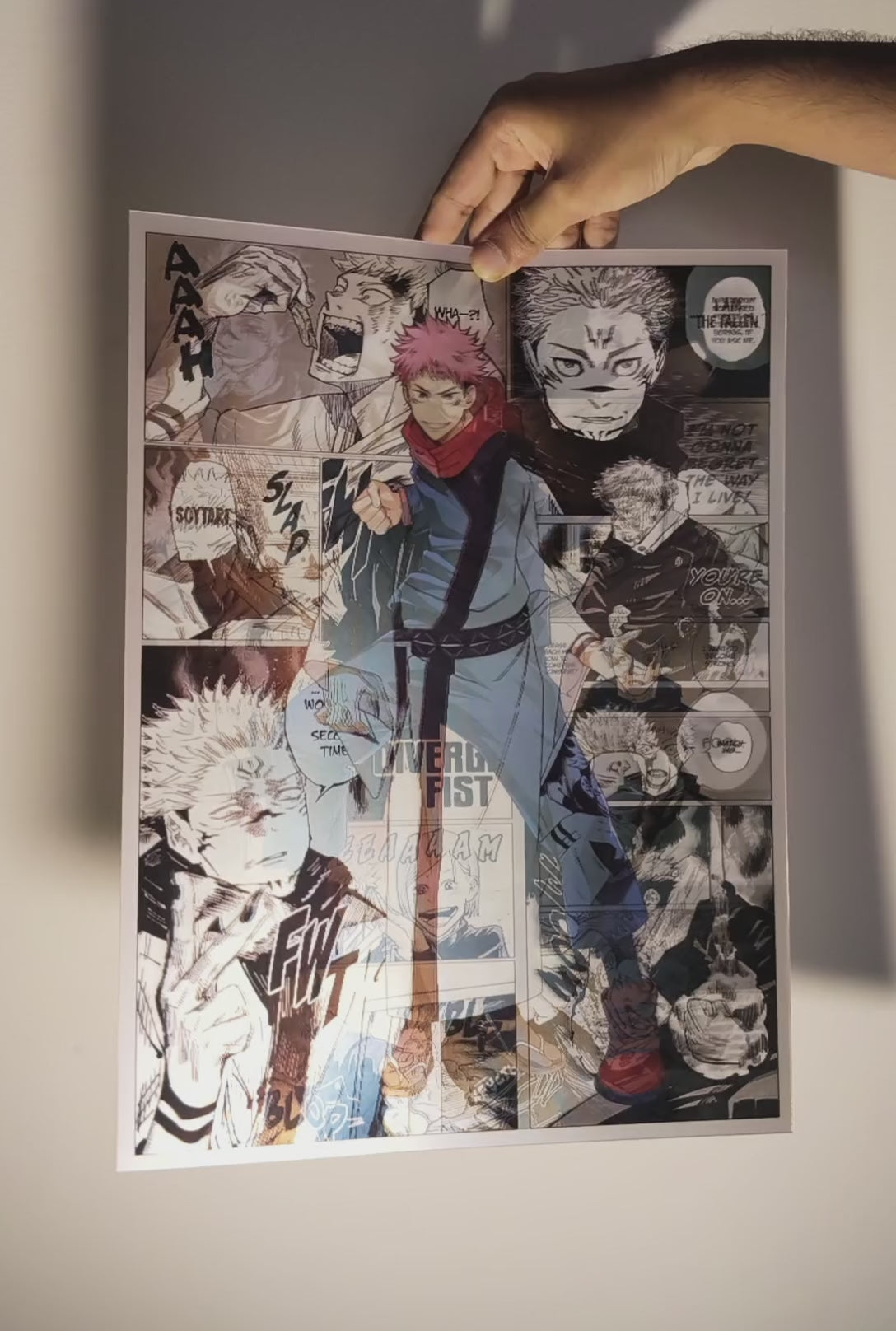 Jujutsu Kaisen: Gojo Satoru Hollow Purple 3D Lenticular Poster
