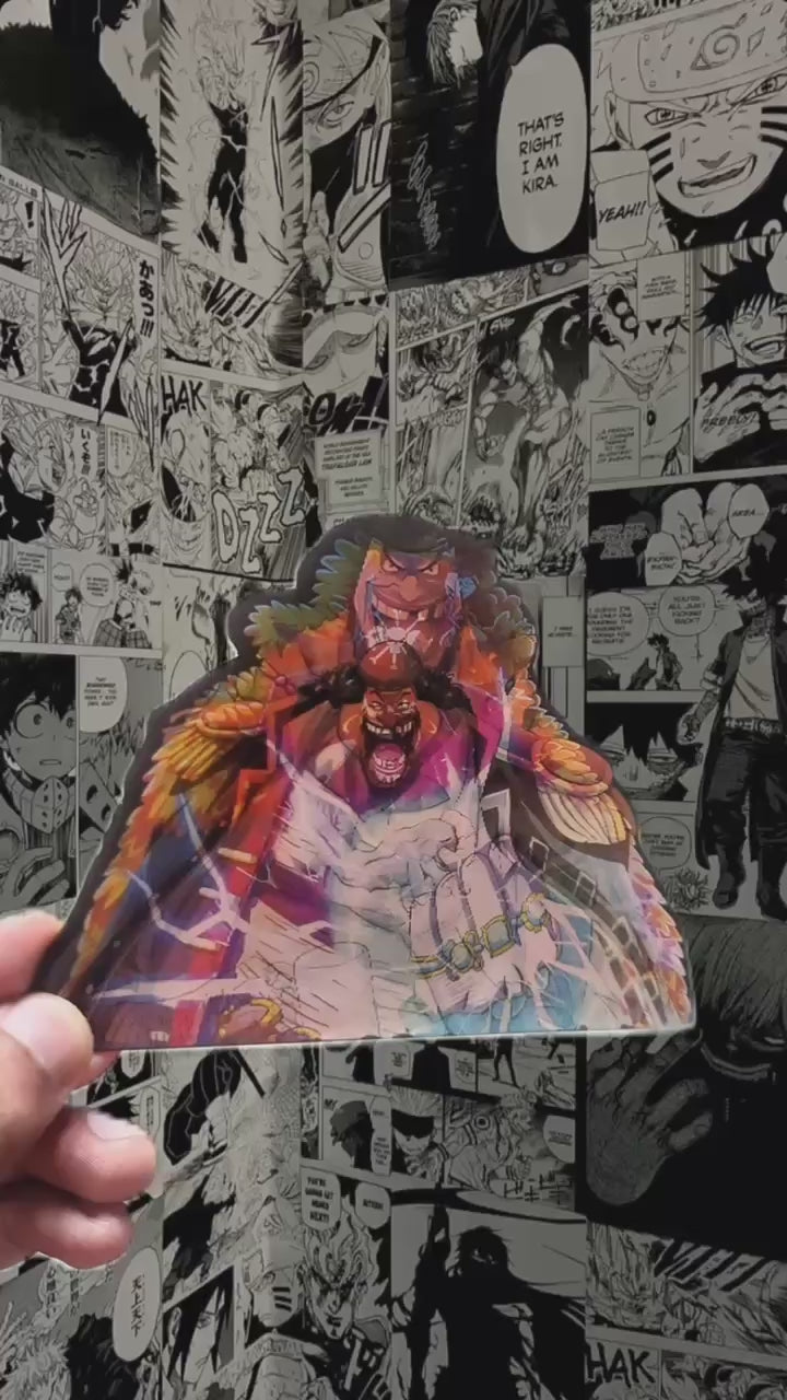 Blackbeard Marshall D. Teach 3D Motion Sticker
