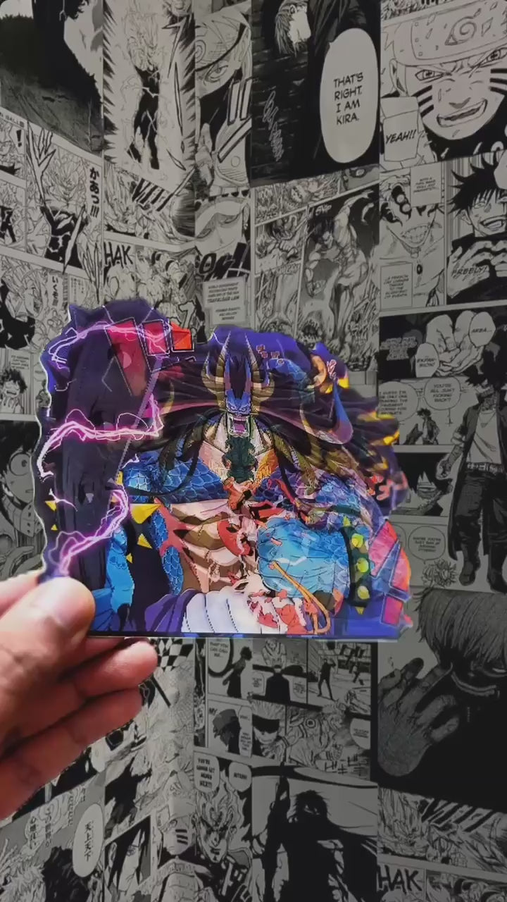 Kaido Azure Dragon Form 3D Sticker
