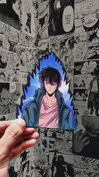 Sung Jinwoo E-Rank to Monarch 3D Sticker