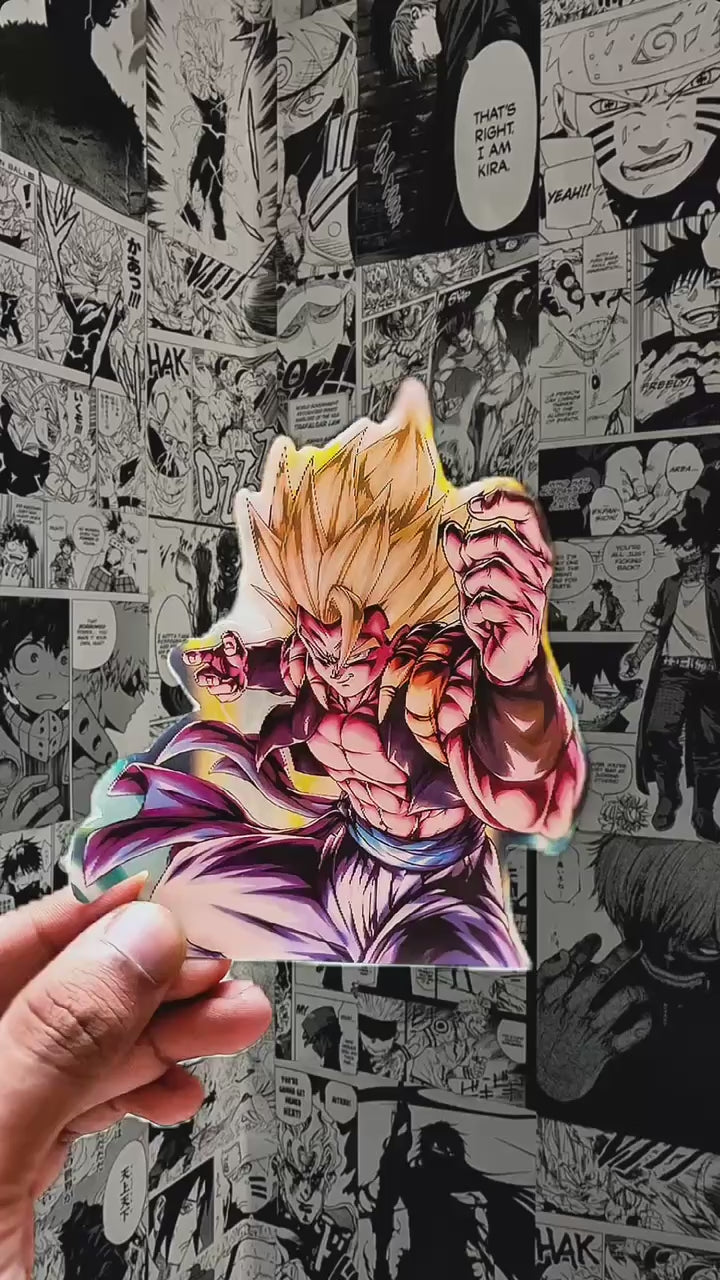 Goku Super Saiyan 3 3D Sticker