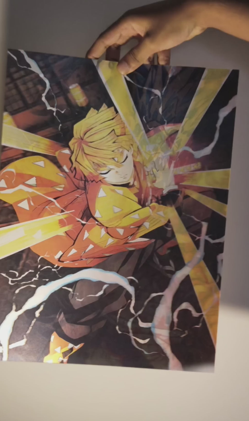 Demon Slayer: Tanjiro Sun Breathing 3D Lenticular Poster