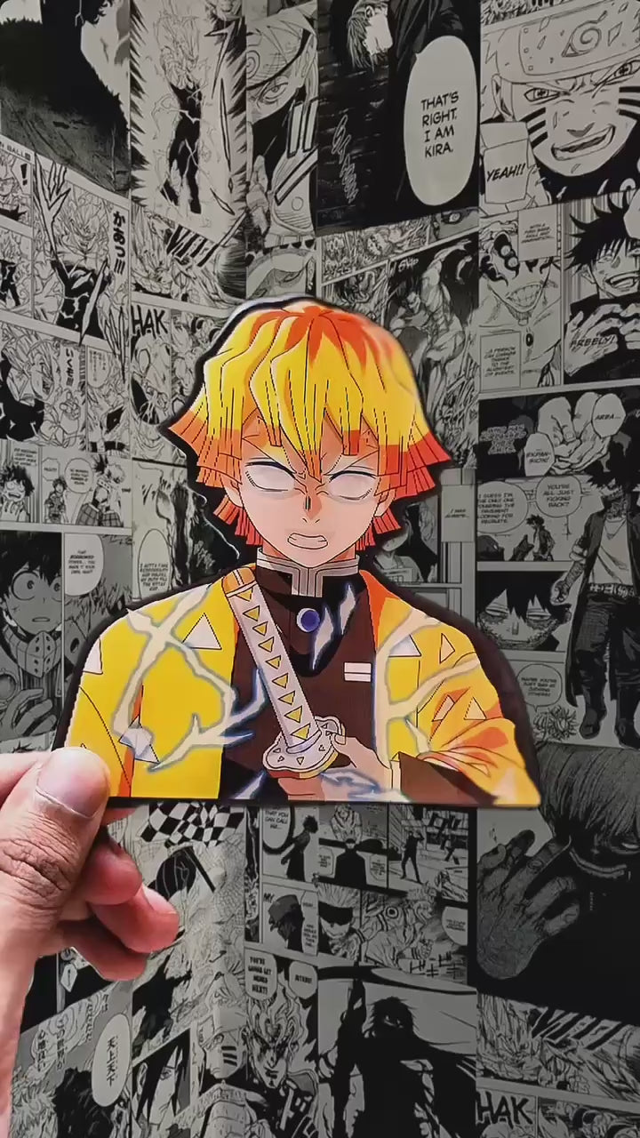 Zenitsu Thunder Breathing 3D Sticker