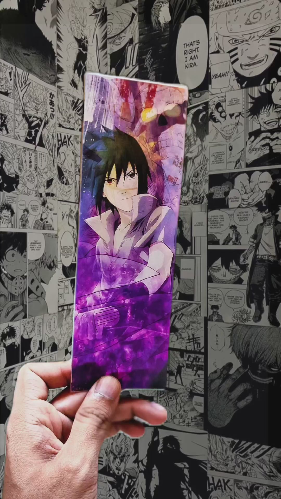 Sasuke Curse Mark 3D Sticker