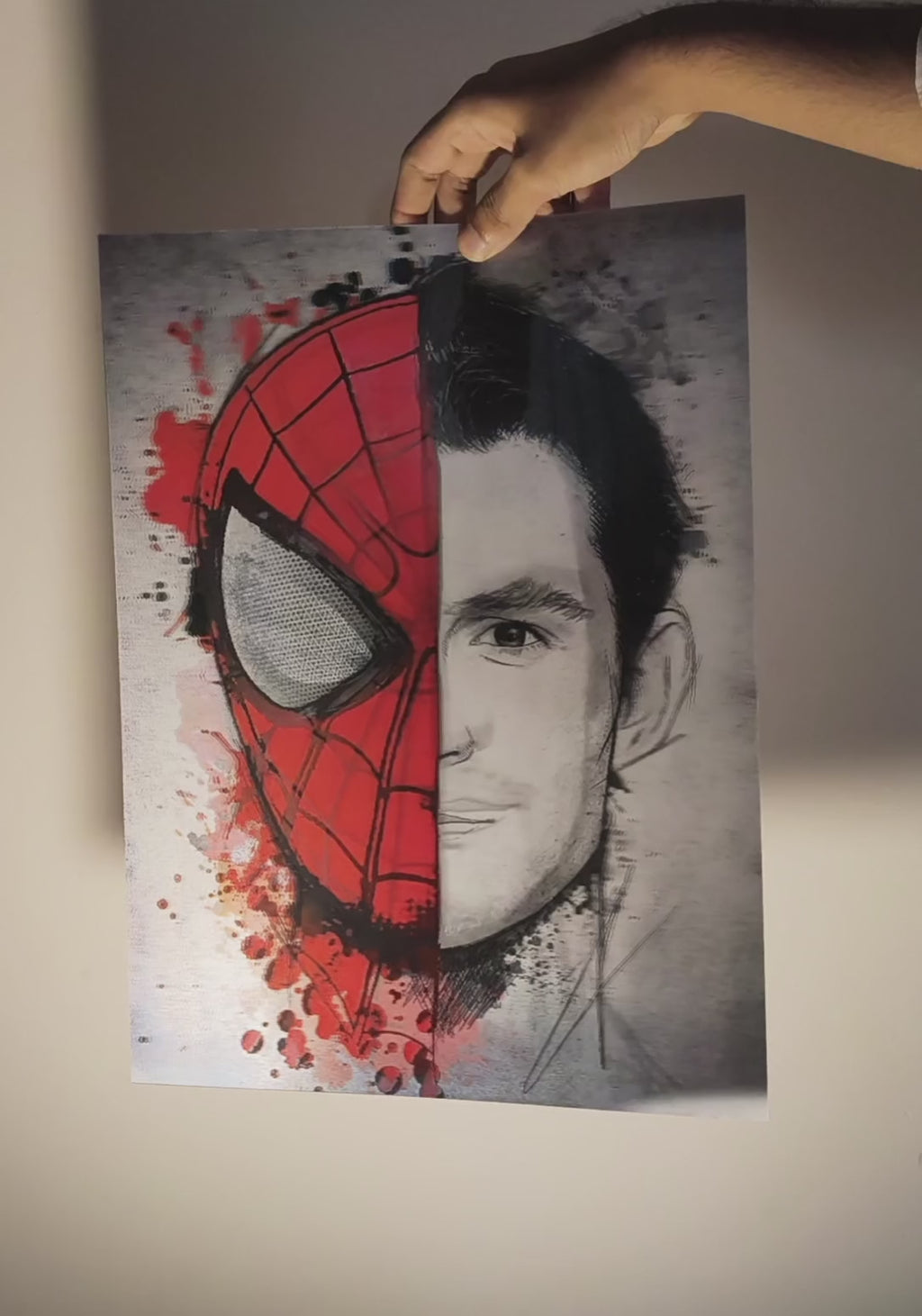 Marvel's Spider-Man: Peter Parker Symbiote Suit 3D Lenticular Poster
