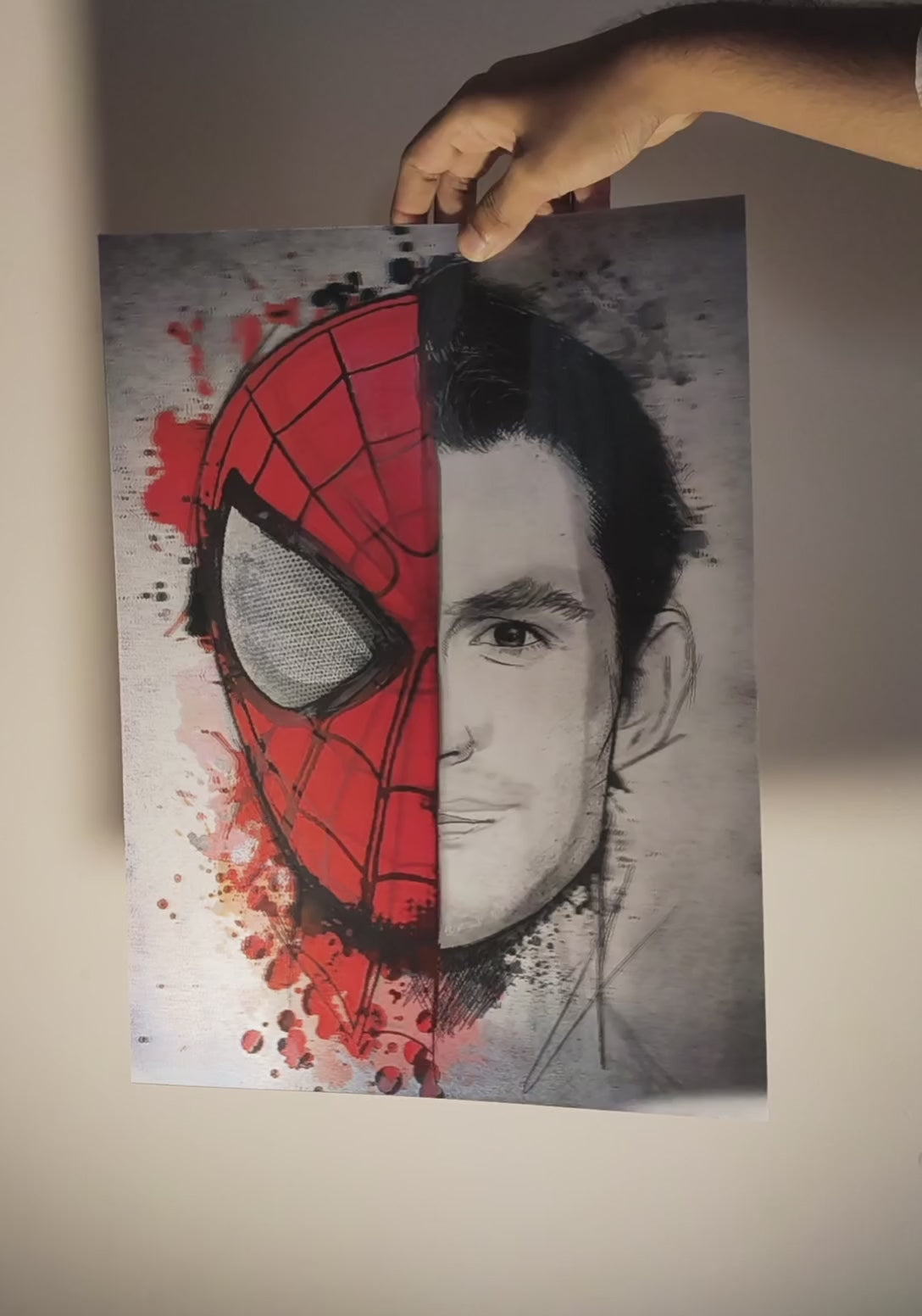Marvel's Spider-Man: Peter Parker Symbiote Suit 3D Lenticular Poster