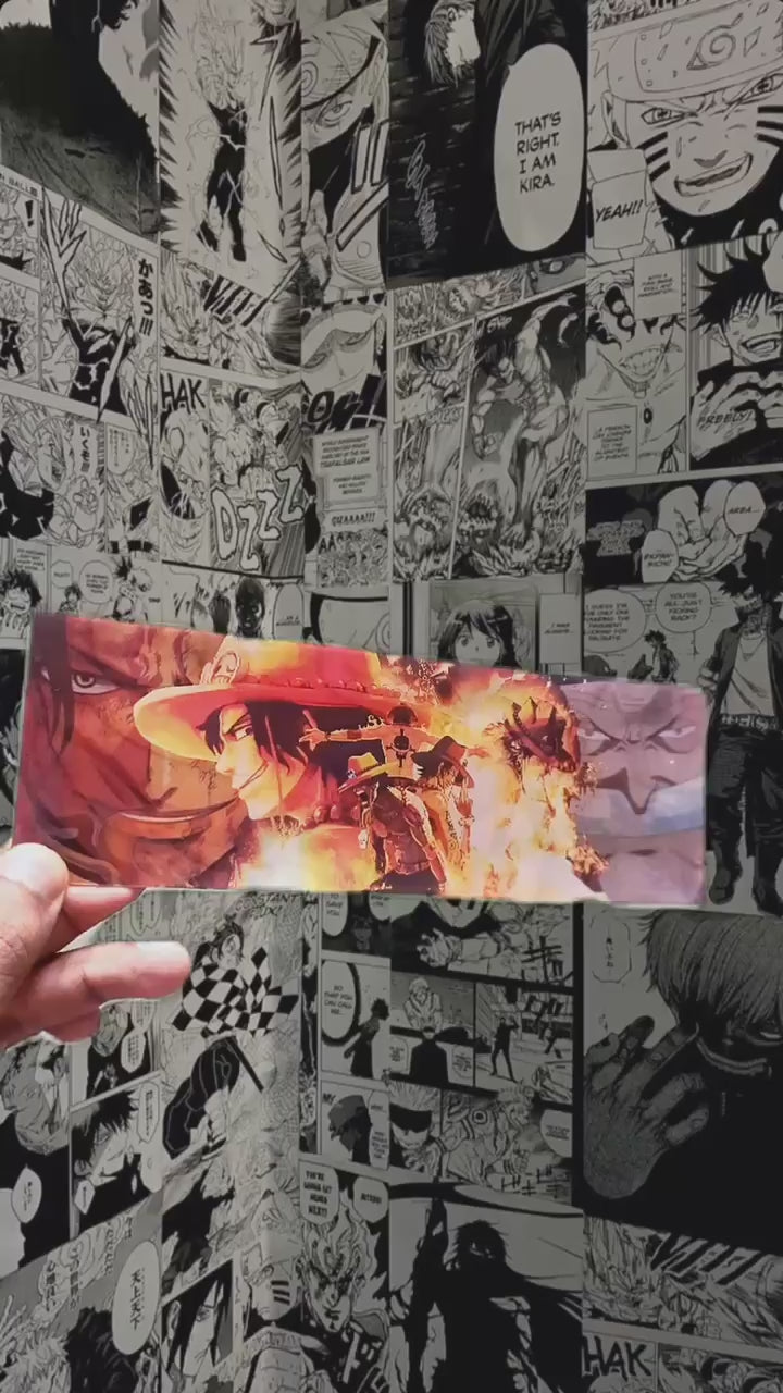 Luffy Red Hawk Attack 3D Sticker