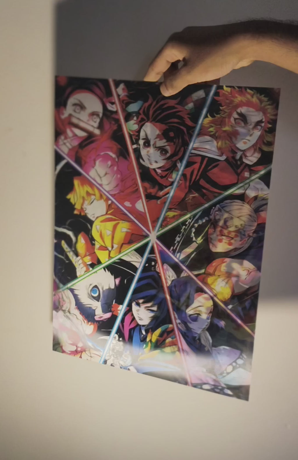 Demon Slayer: Nezuko Blood Demon Art 3D Lenticular Poster
