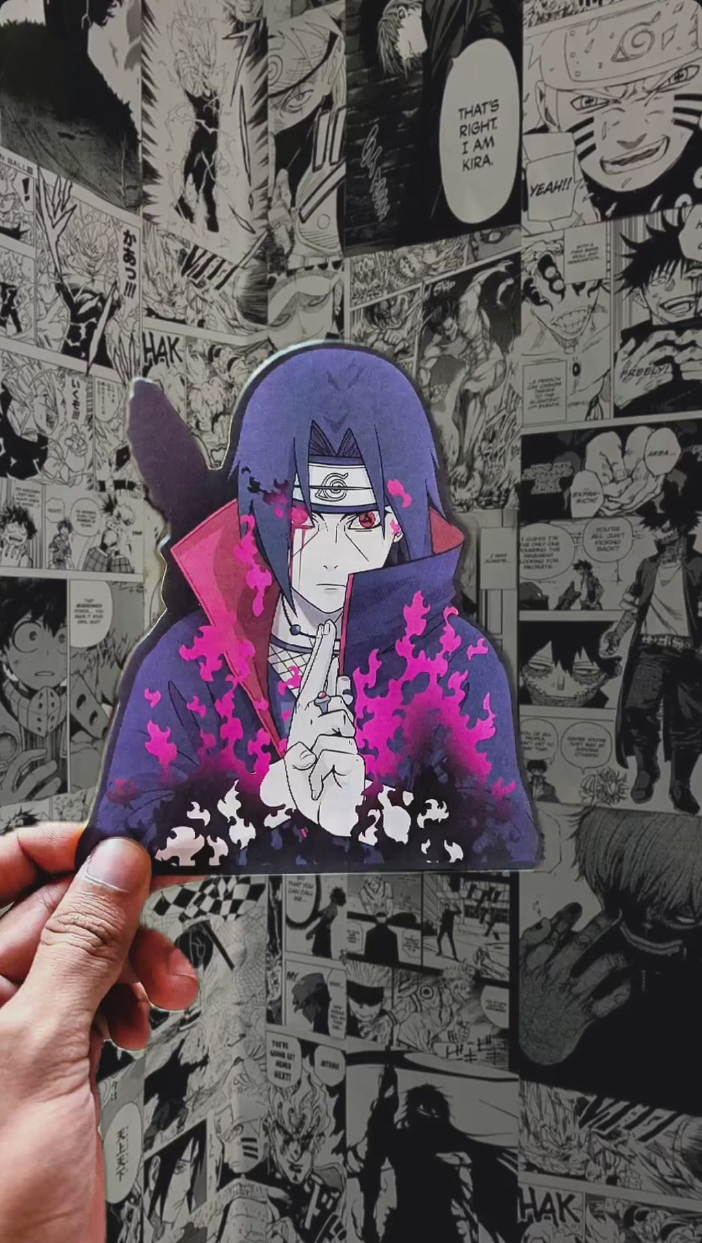 Young Itachi ANBU 3D Sticker