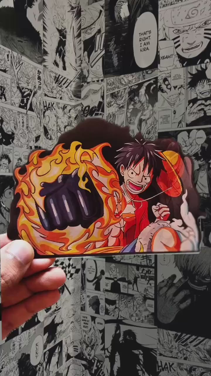 Luffy Gear 5 Laughing 3D Sticker