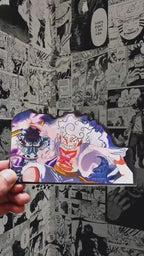 Luffy Gear 4 Bounce Man 3D Sticker