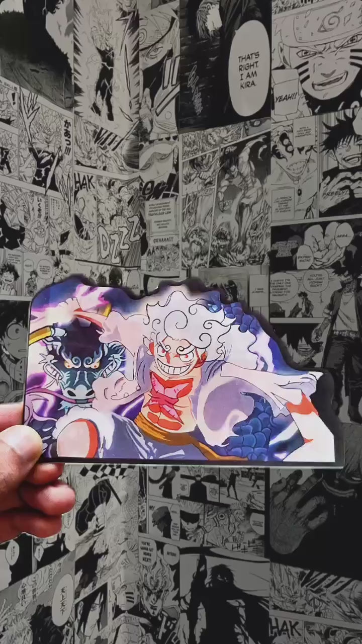 Luffy Gear 4 Bounce Man 3D Sticker