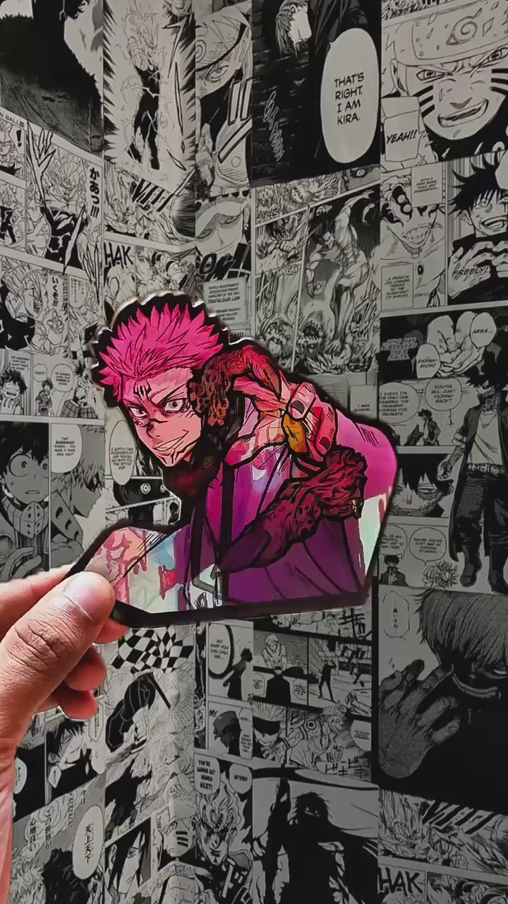 Yuji Itadori Sukuna Awakened 3D Sticker