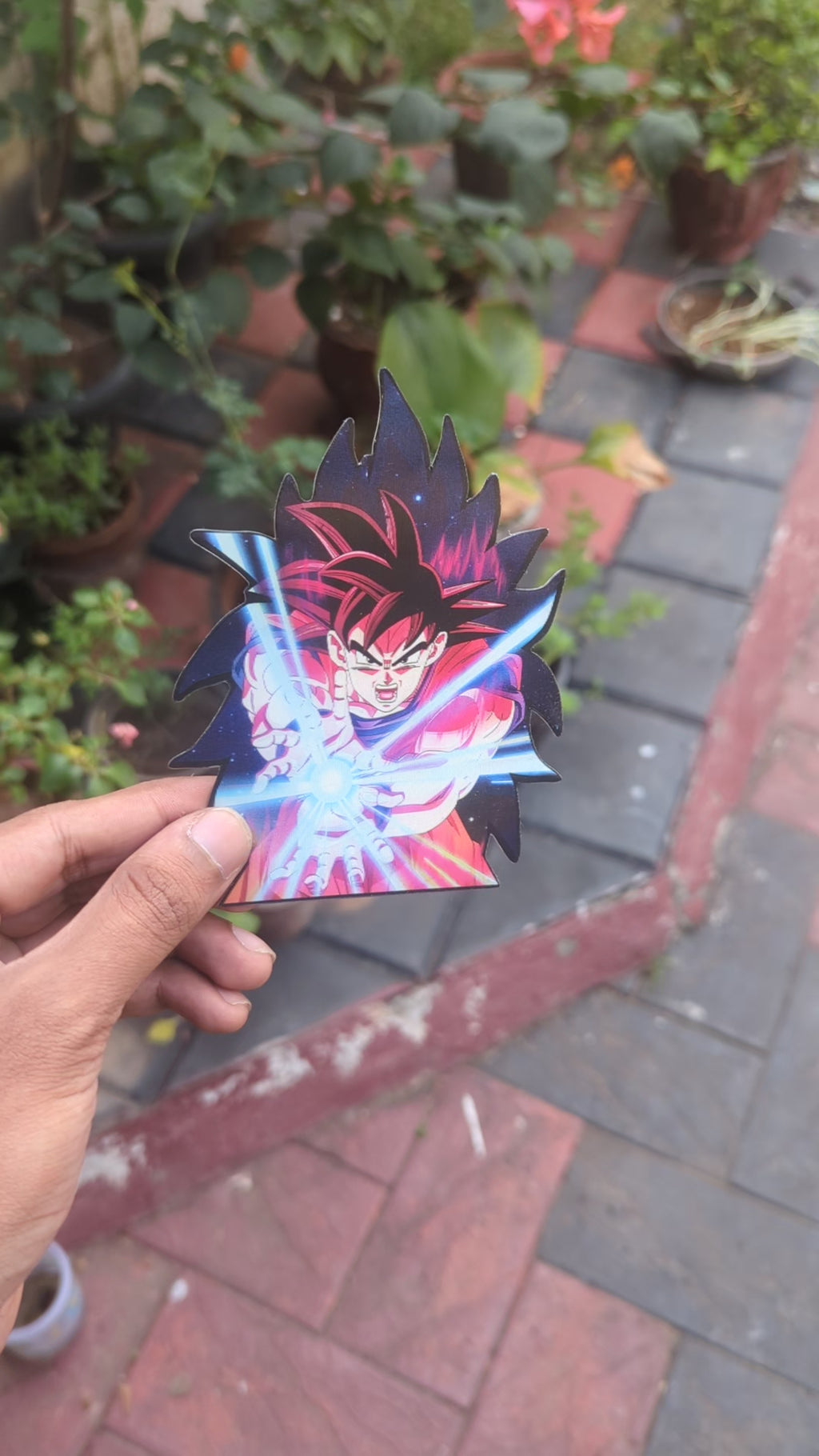 Super Saiyan God Goku Kamehameha