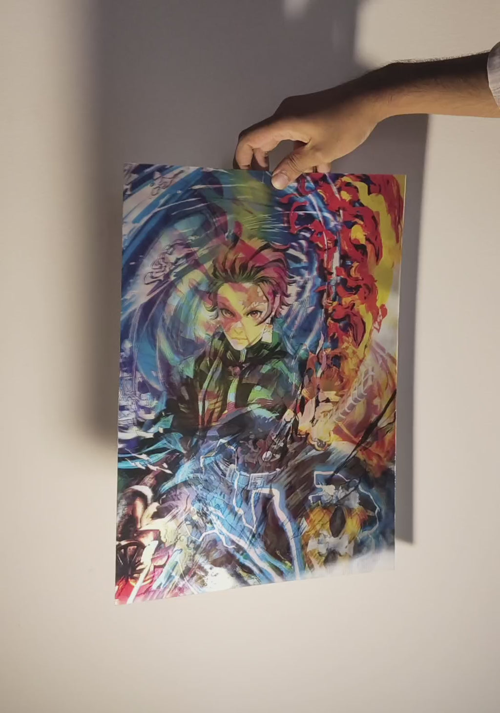 Demon Slayer: Rengoku Flame Hashira 3D Lenticular Poster