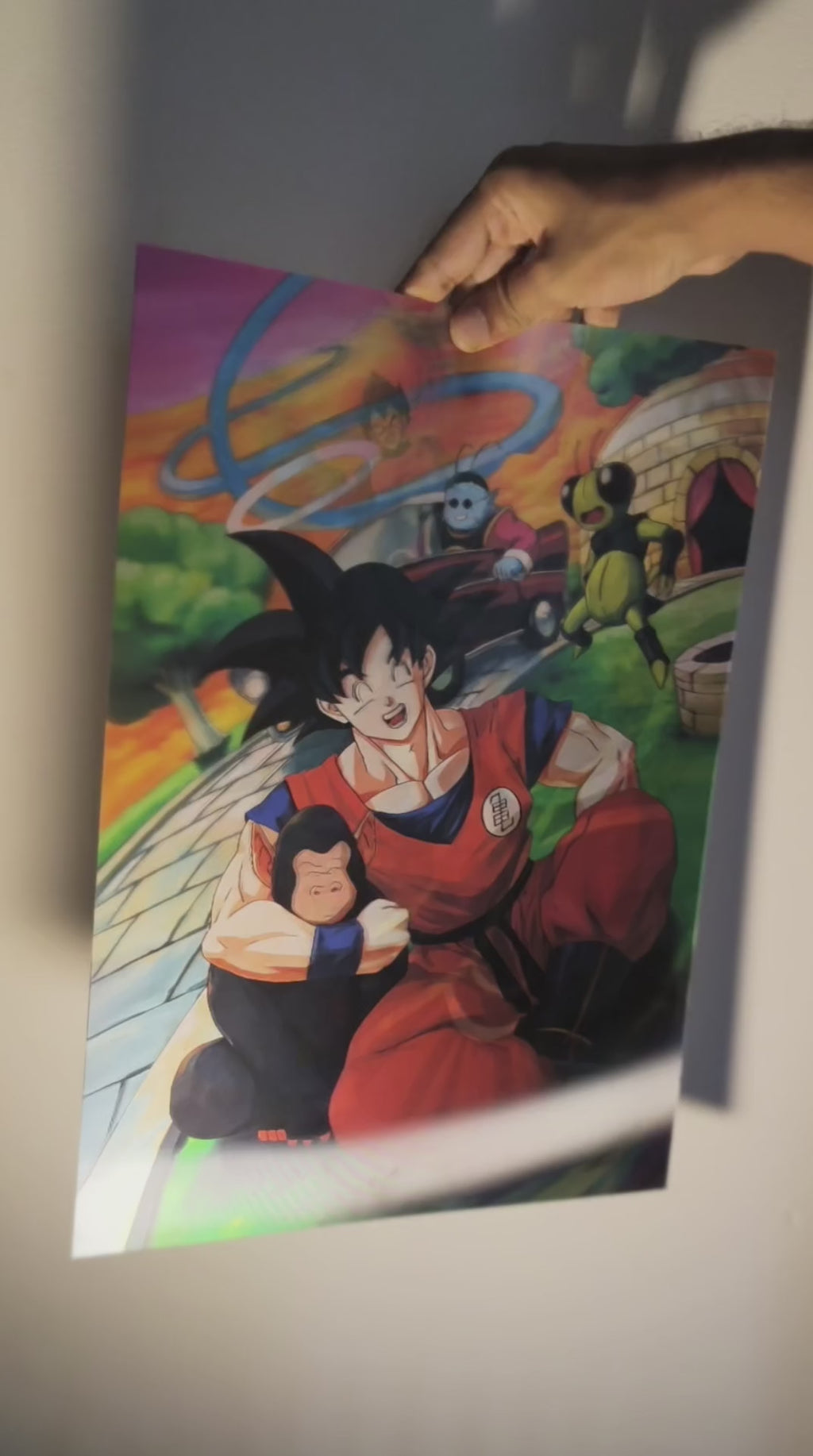 Dragon Ball Z: Super Saiyan Goku Epic 3D Lenticular Poster