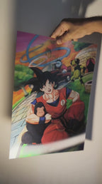 Dragon Ball Z: Super Saiyan Goku Epic 3D Lenticular Poster