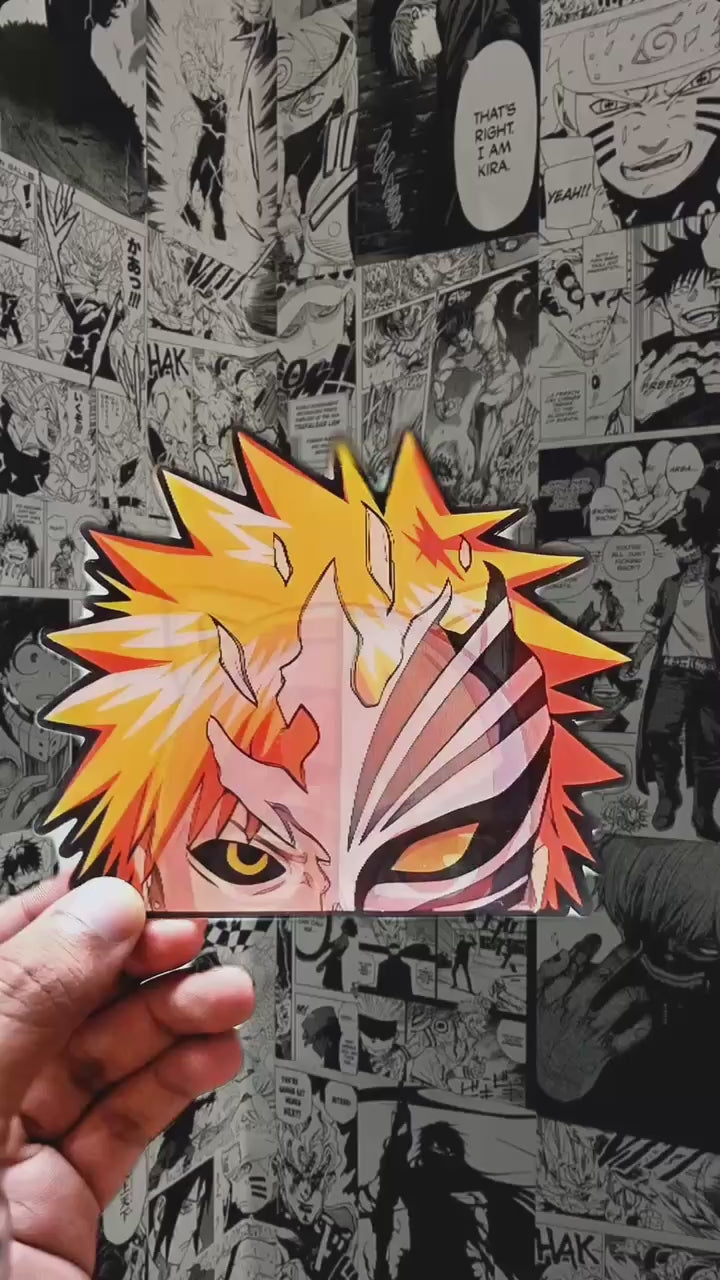 Ichigo Kurosaki Hollow Eyes 3D Sticker