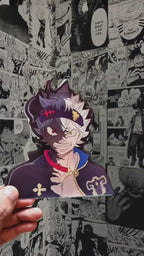 Asta Anti-Magic Demon Slayer 3D Sticker