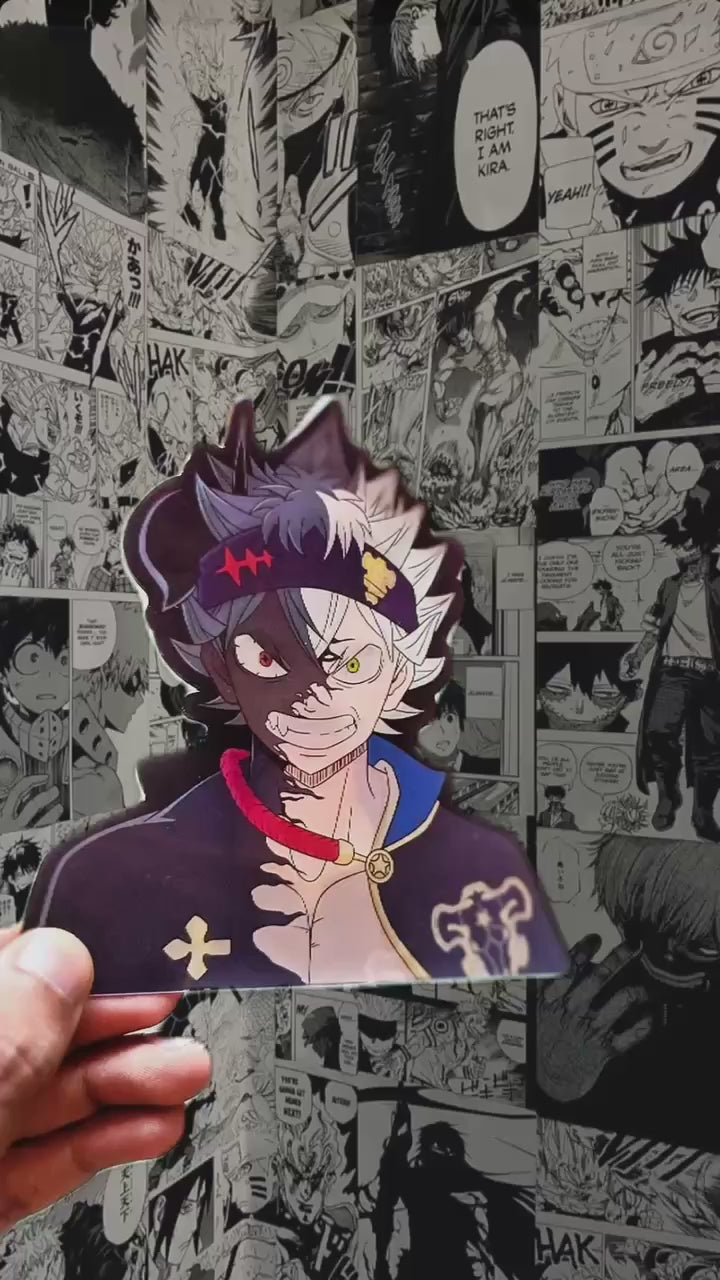 Asta Anti-Magic Demon Slayer 3D Sticker